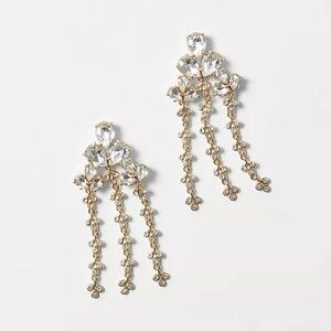 Ann Taylor Crystal Chandelier Earrings